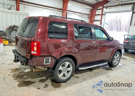 2013 Honda Pilot Exl from USA, damaged, VIN 5FNYF4H56DB015103